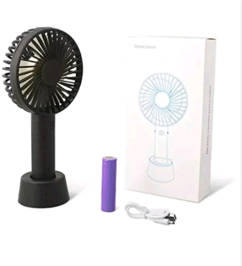 Rechargeable hand fan 