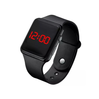 SILICONE LED DIGITAL SPORTS ELECTRONICS WRISTWATCH - UNISEX 0013