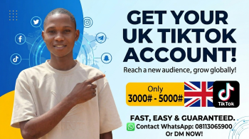 Get your TikTok UK or any foreign TikTok account now 