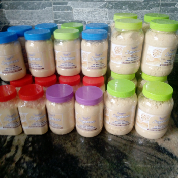 Turn Brown and soyabean powder