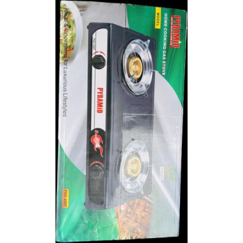 Pyramid Auto Ignition Table Top Gas Cooker With 2 Burners