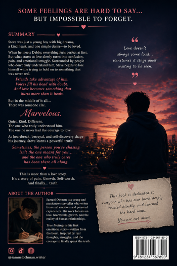 TRUE FEELINGS — A Heartbreaking Love Story You’ll Never Forget
